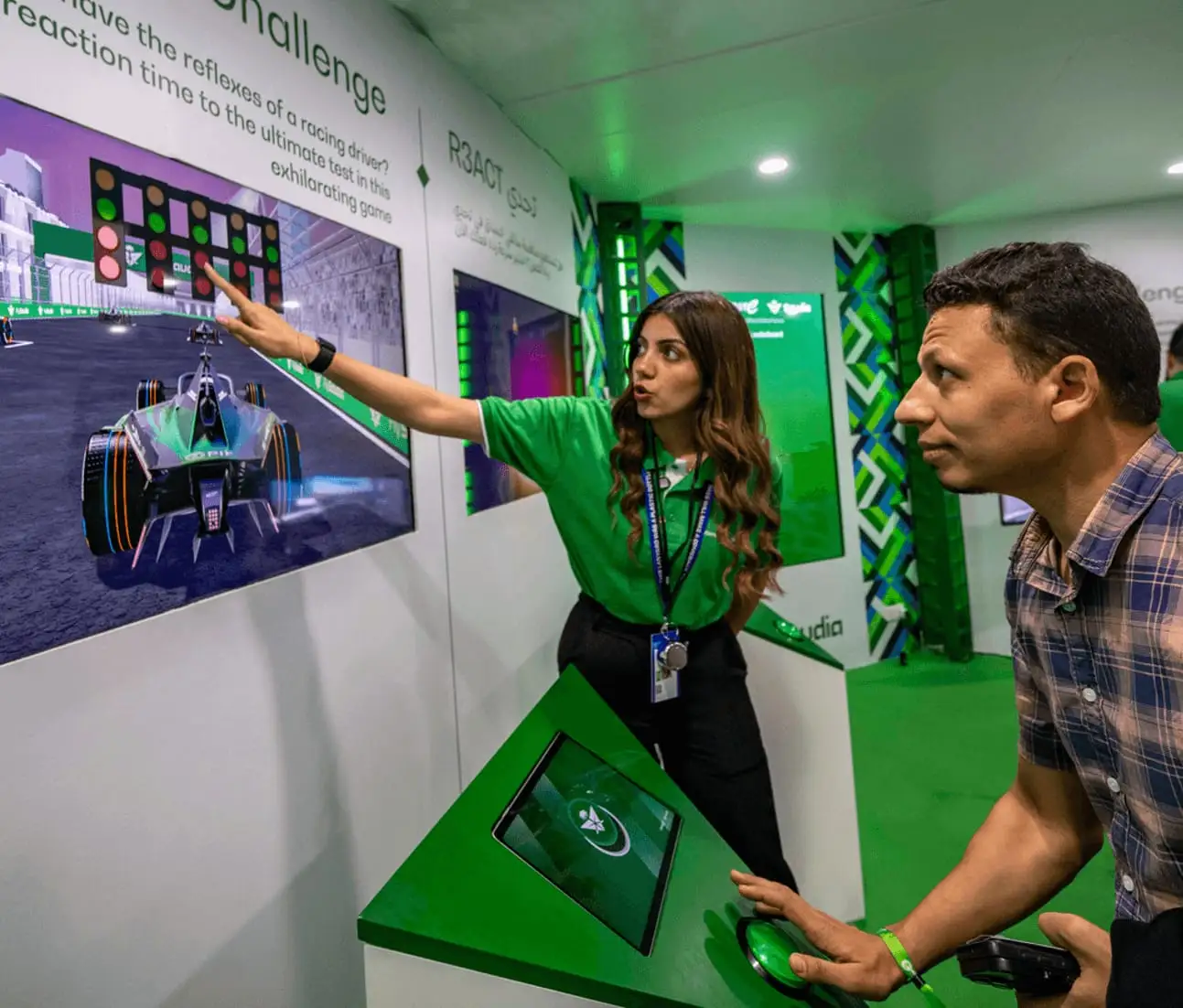 Fan engagement at a sporting event